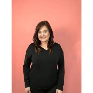 NEW MARY SQUARE hazel top in black